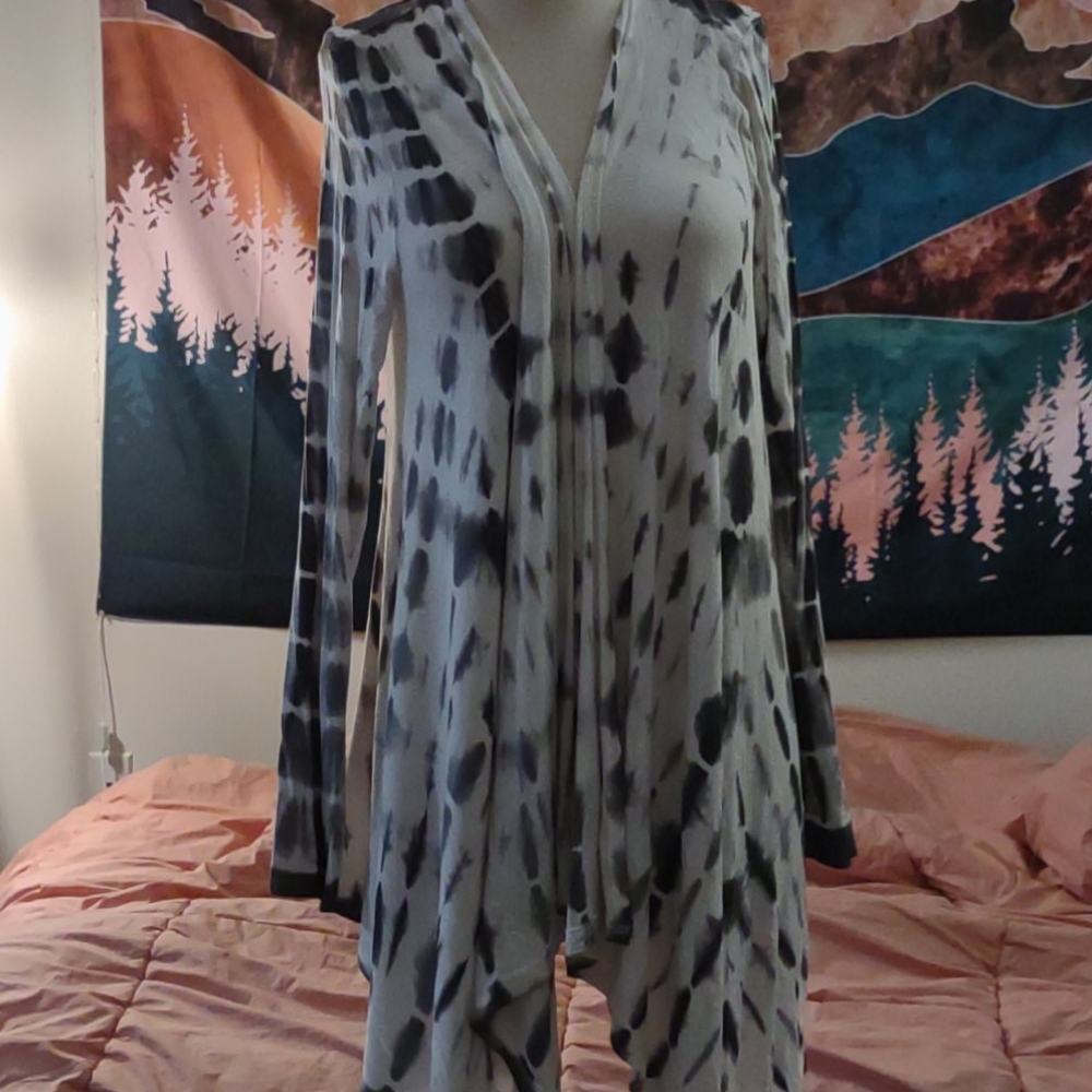 St Tropez cover-up cardi tie dye S fits up to XL